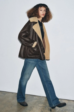 Лучшие дубленки Zara этой зимы | Новости сайта